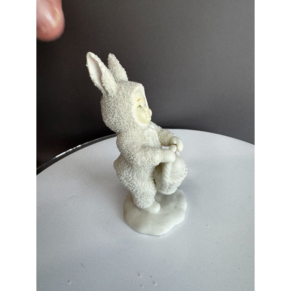 Dept 56 Snowbabies Easter Bunny Suit Figurines Lot of 5 Bisque Porcelain - Picture 7 of 13